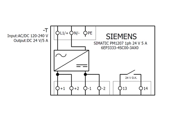 Miniatyrbild 5 av 8: Siemens 6EP3333-4SC00-3AX0 6EP33334SC003AX0 SPS-Stromversorgungsmodul