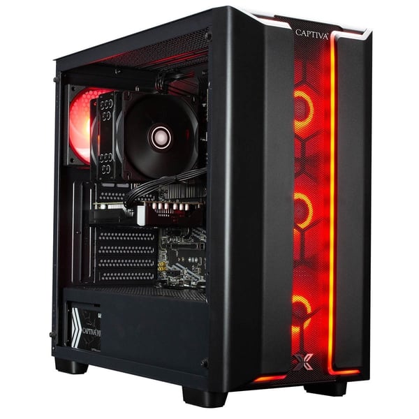 CAPTIVA 94090 PC/arbejdsstation AMD Ryzen™ 7 7700X 32 GB DDR5-SDRAM 1 TB SSD NVIDIA GeForce RTX 5060 Ti Windows 11 Home Sort