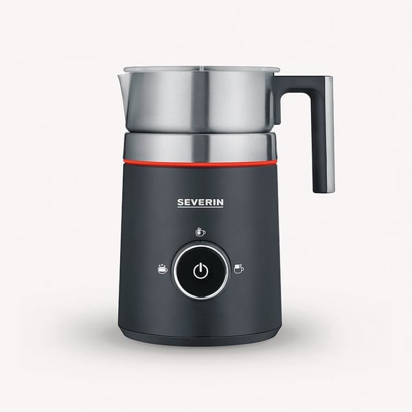 Severin SM 3585 Mælkeskummer og varmeapparat Automatisk mælkeskummer/varmer Sort, Sølv