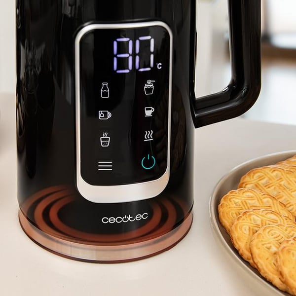 Miniatyrbillede 6 af 9: Cecotec Thermosense 500 Touch elkedel 1,7 L 2200 W Sort