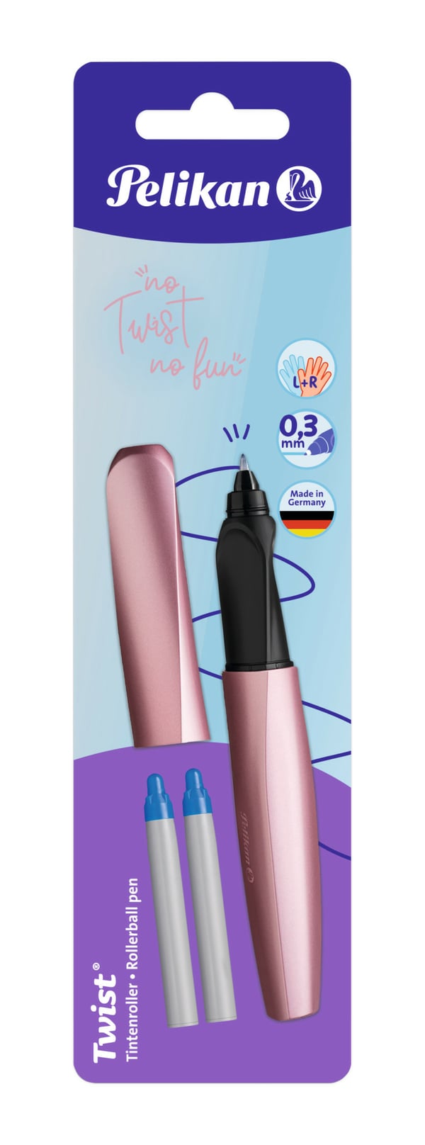 Miniatyrbild 1 av 6: Pelikan Twist Stiftpenna Blå 1 styck