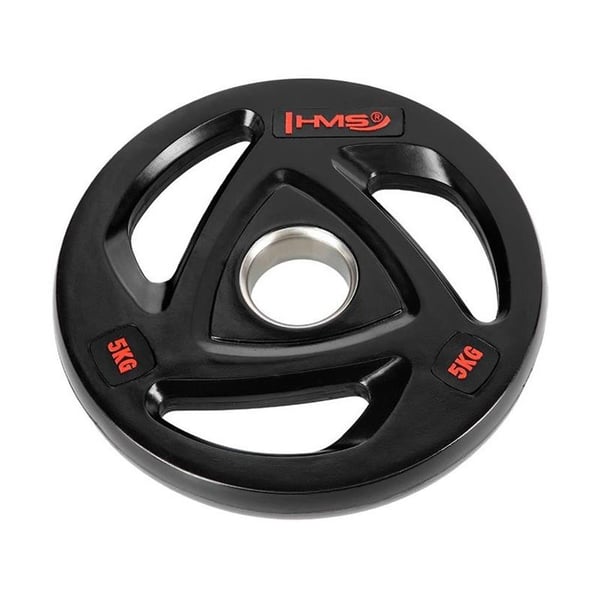 HMS Fitness TOX05 1 styck Olympic Gummibelagd viktskiva