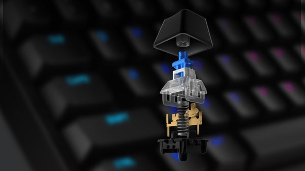 Miniatyrbillede 3 af 8: Logitech G 920-009426 tastatur Spil USB QWERTY UK engelsk Sort