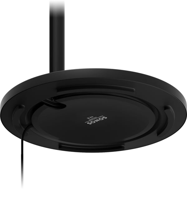 Sonos SS1FSWW1BLK kaiutinteline Lattia Muovi Musta
