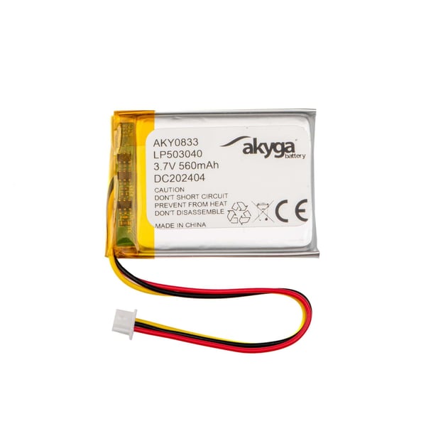 Akyga AKY0833 reservedel til mobiltelefon Batteri Sølv