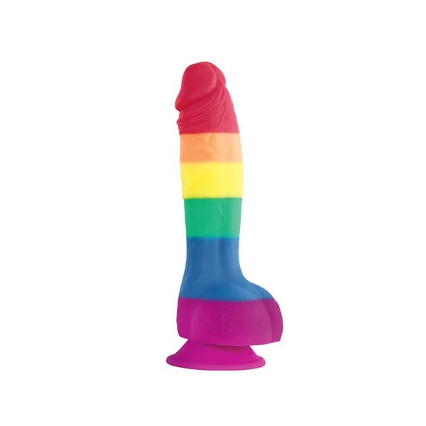 Pikkukuva 1 / 2: NS Novelties NSN-0408-06 hieromasauva Realistinen dildo Emätinseksi Monivärinen Silikoni 213,4 mm 7,62 cm