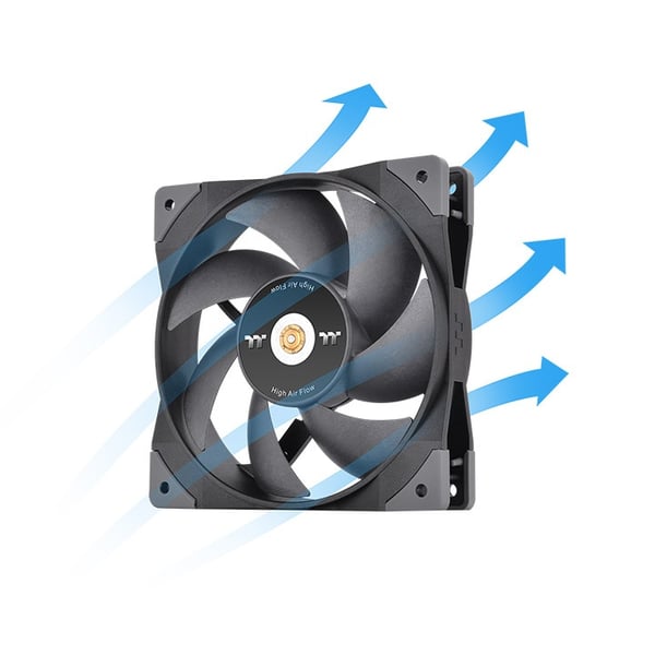 Thermaltake SWAFAN GT12 Tietokonekotelo Ilmanjäähdytin 12 cm Musta 3 kpl