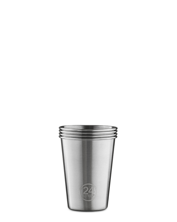 24Bottles PARTY CUP STEEL 4PCS kop Rustfrit stål Universel 4 stk