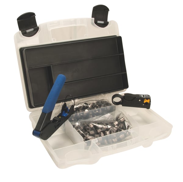 Triax 350265 satellitantenntillbehör Svart, Blå, Vit