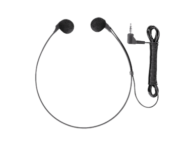 Olympus E103 Headset Ledningsført Underhage Musik Sort