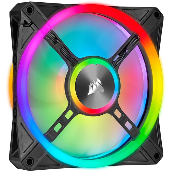 Pikkukuva 4 / 15: Corsair iCUE QL140 RGB Tietokonekotelo Tuuletin 14 cm Musta, Harmaa