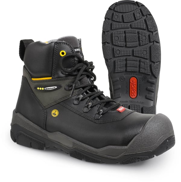 Ejendals Jalas 1828 Jupiter Unisex Sort, Grå, Gul