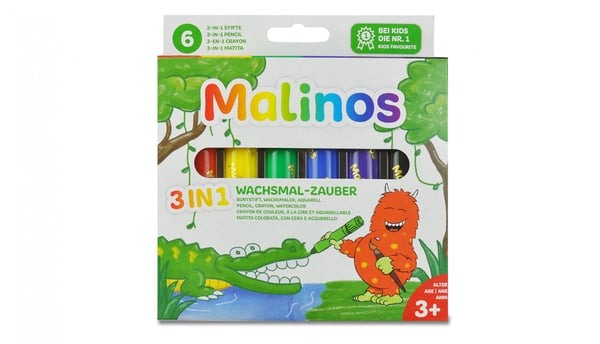 Miniatyrbild 2 av 9: Malinos 301036 krita 6 styck