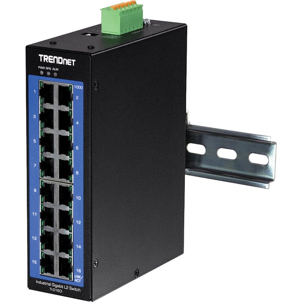 Trendnet TI-G160i Administreret L2 Gigabit Ethernet (10/100/1000) Sort