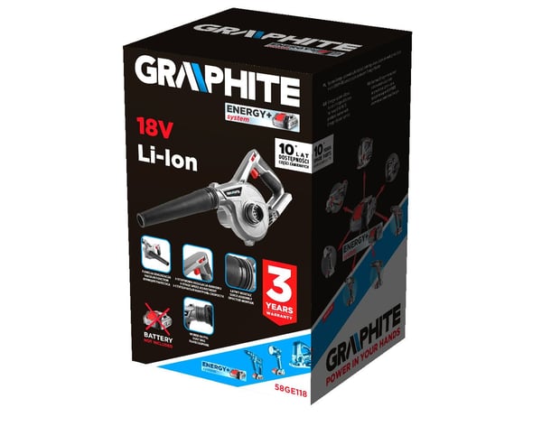 Miniatyrbillede 5 af 7: Graphite 58GE118 tilbehør til løvblæser