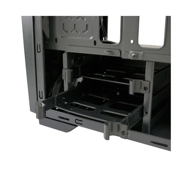 LC-Power Gaming 700B - Hexagon Midi Tower Svart