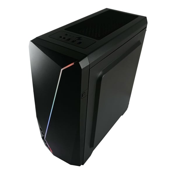 LC-Power Gaming 700B - Hexagon Midi Tower Svart