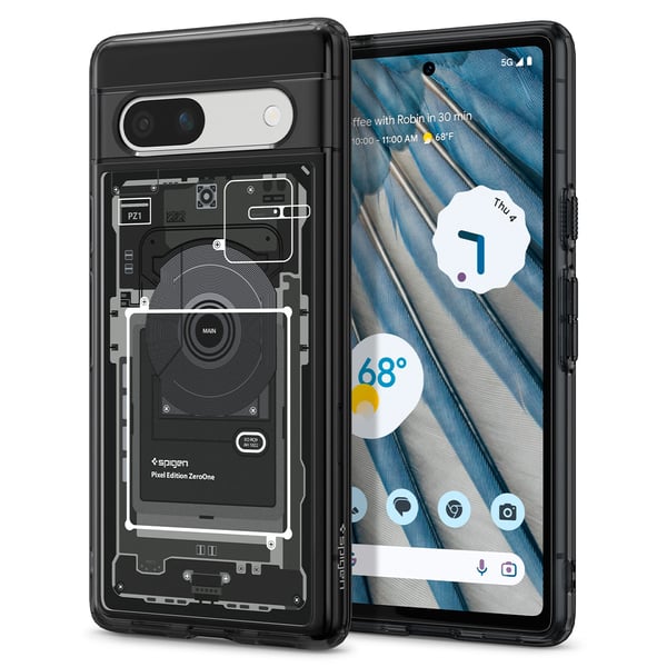Spigen Ultra Hybrid Zero One matkapuhelimen suojakotelo 15,5 cm (6.1") Suojus Vaaleanharmaa