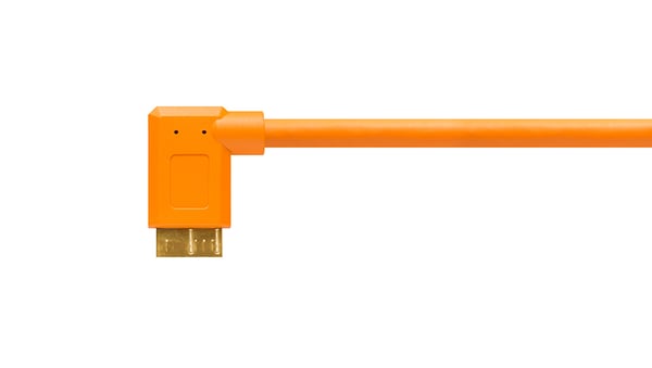 Tether Tools CU61RT15-ORG USB-kaapeli USB 3.2 Gen 1 (3.1 Gen 1) 4,6 m USB A Micro-USB B 5 Gbit/s Oranssi