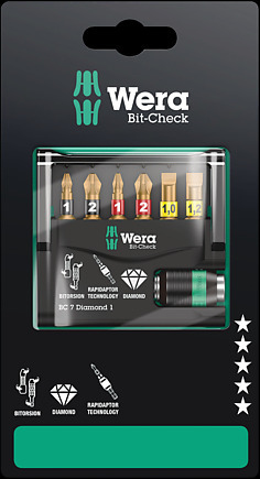 Pikkukuva 1 / 8: Wera 05073419001 talttaterä 7 kpl