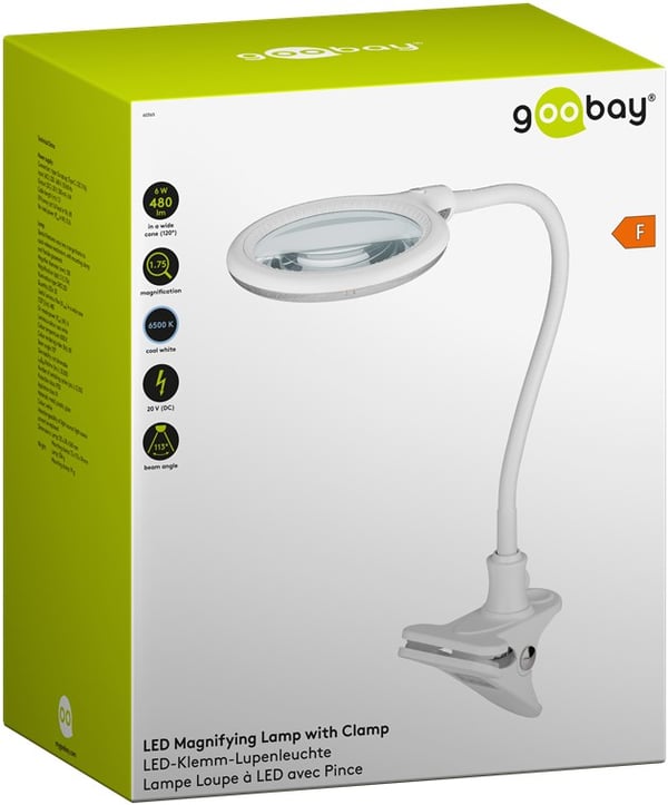 Miniatyrbillede 6 af 8: Goobay 60365 forstørrelsesglas lampe
