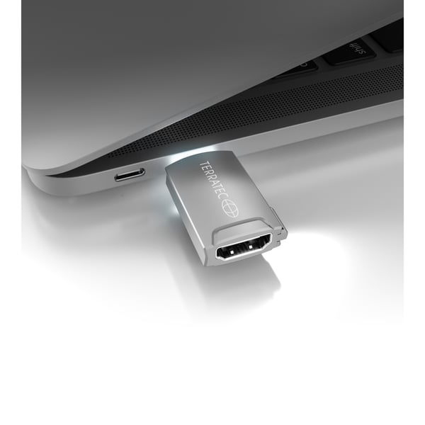 Terratec CONNECT C12 USB Type-C HDMI Grå