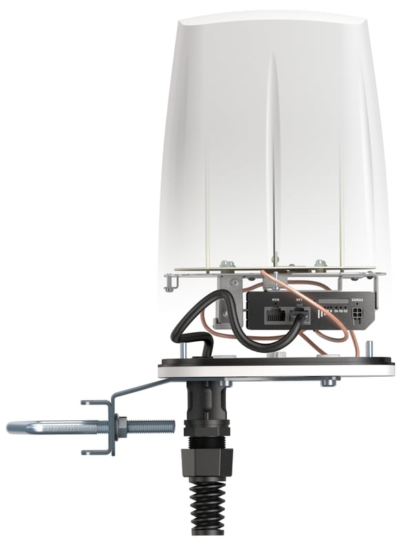 Miniatyrbillede 9 af 9: QuWireless QuSpot antenne Omniretningsbestemt antenne PoE/LAN 4 dBi