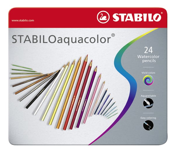 STABILO Aquacolor Flerfarvet 24 stk