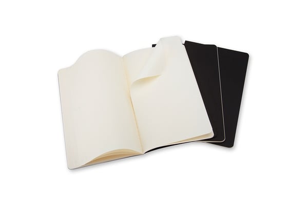 Moleskine Cahier blok og notesblok 64 ark Sort
