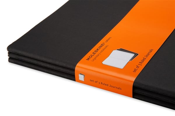 Miniatyrbild 3 av 5: Moleskine Cahier anteckningsböcker 120 ark Svart
