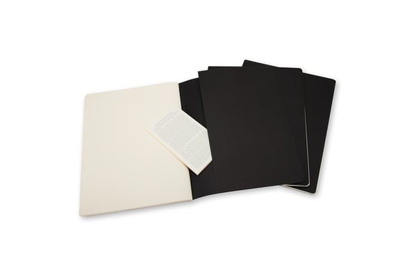Moleskine Cahier blok og notesblok 120 ark Sort