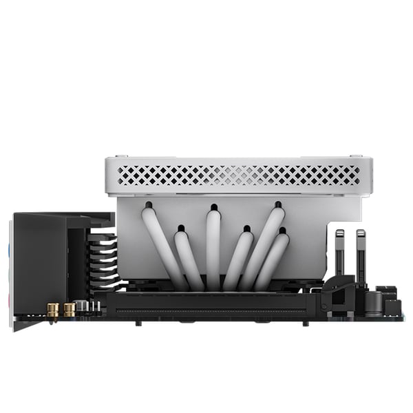 Miniatyrbild 3 av 20: Jonsbo HX6200D Processor Luftkylare 12 cm Vit 1 styck