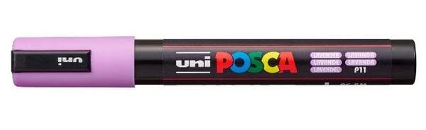 POSCA PC-5M tussi 1 kpl Pyöreä pää Violetti
