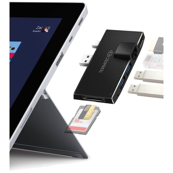 Pikkukuva 2 / 2: Terratec CONNECT Pro2 Langallinen USB 3.2 Gen 1 (3.1 Gen 1) Type-A Musta