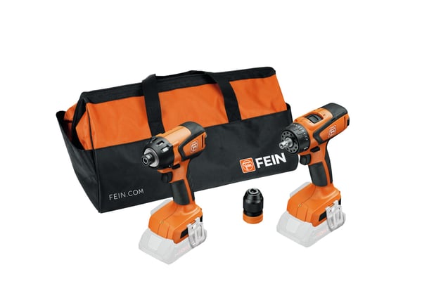 Miniatyrbillede 1 af 4: FEIN 99100000835 trådløs combosæt