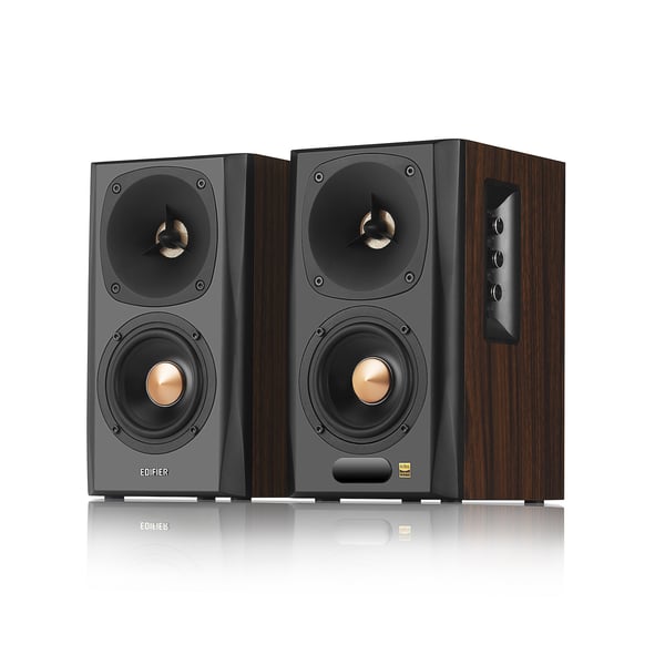 Miniatyrbild 3 av 4: Edifier S360DB mikrofonset 150 W PC Svart, Trä 2.1 kanaler Bluetooth