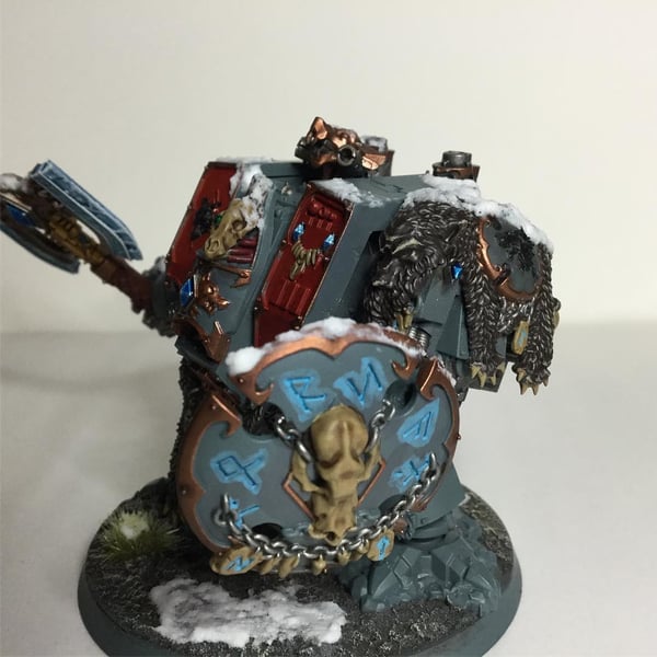 Miniatyrbild 16 av 16: Games Workshop Space Wolves Venerable Dreadnought