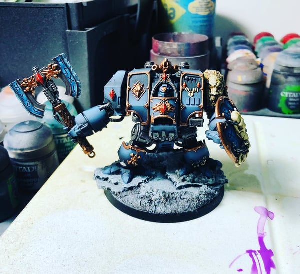 Games Workshop Space Wolves Venerable Dreadnought