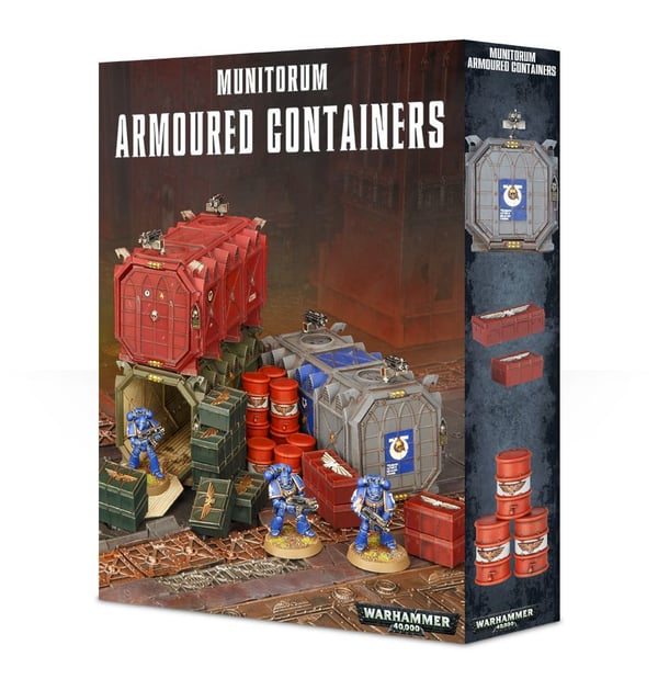 Miniatyrbild 13 av 19: Games Workshop Munitorum Armoured Containers Samlarfigur Plast