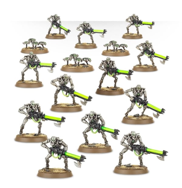 Miniatyrbillede 1 af 7: Games Workshop Necron Warriors with Canoptek Scarabs