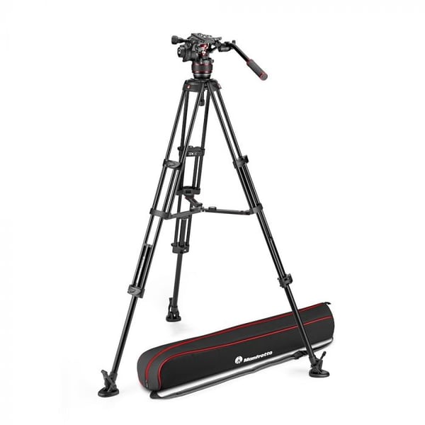Miniatyrbillede 2 af 2: Manfrotto Nitrotech 608 Aluminium stativhoved Sort 1/4, 3/8" Væske