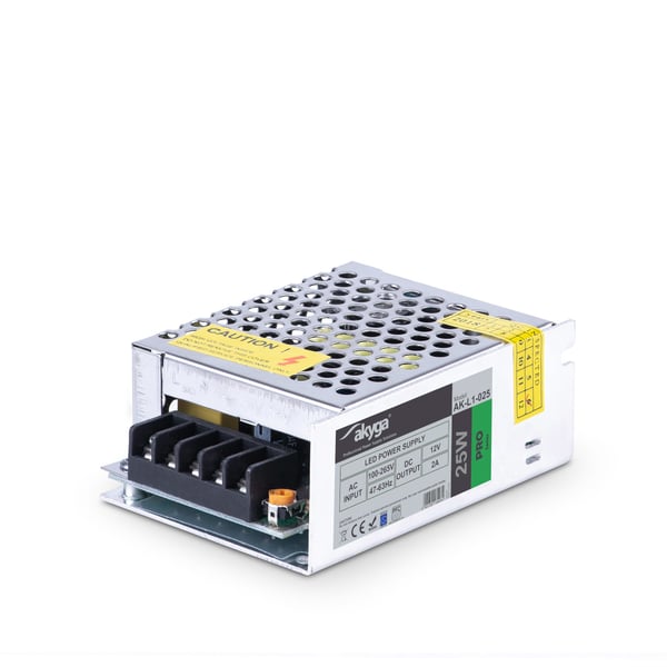 Akyga AK-L1-025 virta-adapteri ja vaihtosuuntaaja 25 W Harmaa