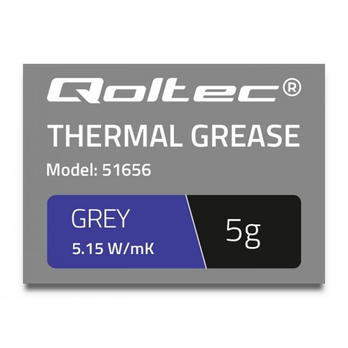 Qoltec 51656 jäähdytyslevyn yhdiste 5,15 W/m·K 5 g