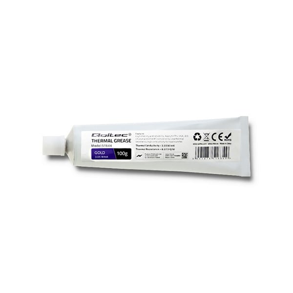 Qoltec 51644 kølekomponent 3,05 W/mK 100 g Qoltec 51644 kølekomponent 3,05 W/mK 100 g