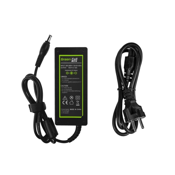 Green Cell AD20P eladaptrar inomhus 60 W Svart