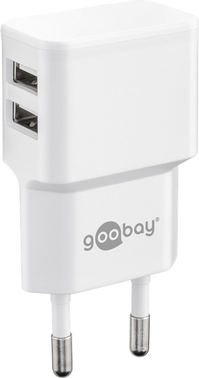 Miniatyrbillede 3 af 5: Goobay 44987 oplader til mobil enhed Universel Hvid Vekselstrøm Indendørs