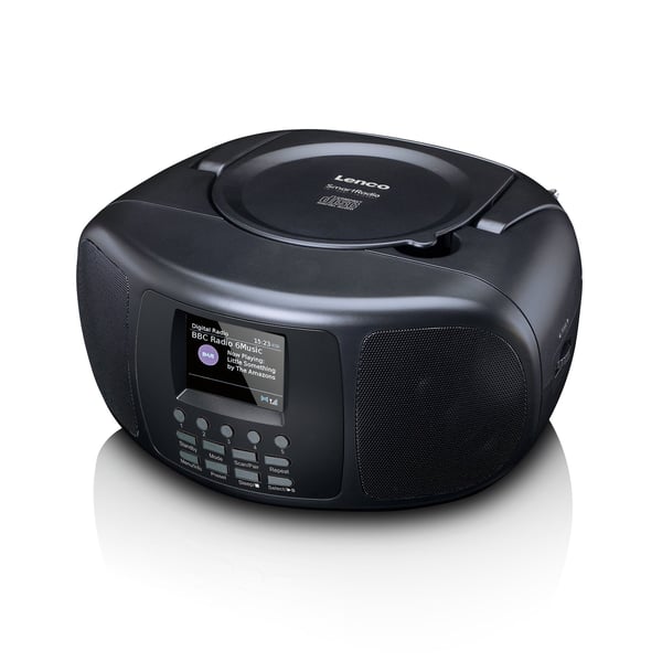 Lenco SCD-6000 radio Kannettava Digitaalinen Musta