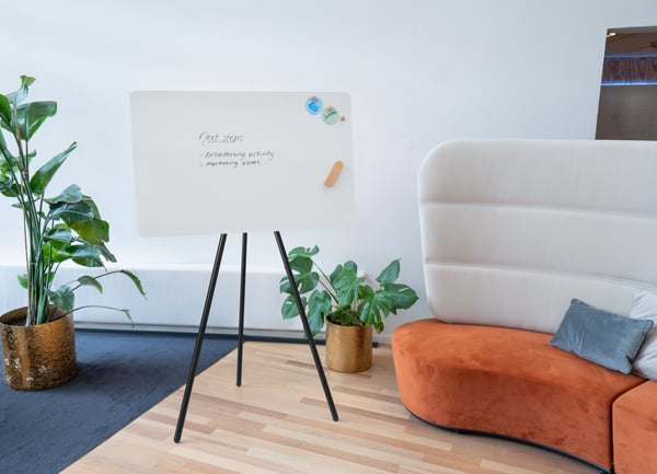 Legamaster Flipchart infinite tripod rahmenlose Tafel magnetische Stål