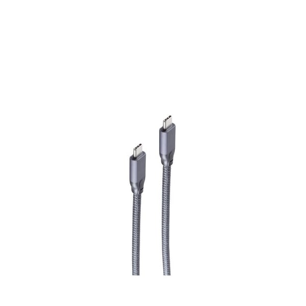 Miniatyrbild 1 av 4: shiverpeaks BS13-47040 USB-kablar USB 3.2 Gen 2 (3.1 Gen 2) 3 m USB C 20 Gbit/s 100 W Grå
