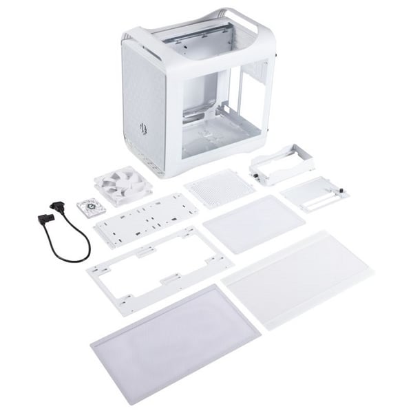 BitFenix BFC-PM2-300-WWGSW-RP tietokonekotelo Midi Tower Valkoinen